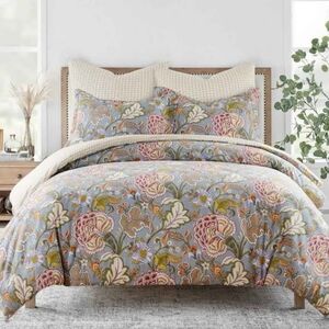Levtex Home Angelica Comforter Floral Set full Queen cotton new